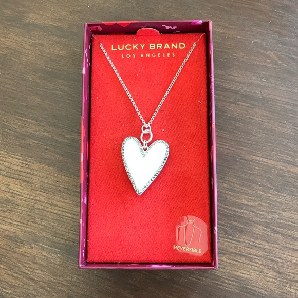 Reversible heart necklace NWT - Picture 2 of 4